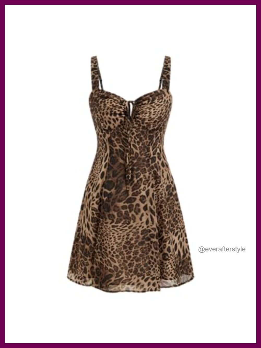 Leopard Print Mini Dress Mesh Sleeveless Bodycon Cocktail Party Date Night